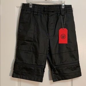 All black True Religion Shorts
